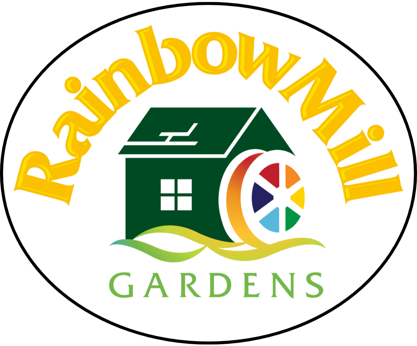 Rainbow Mill Gardens Logo